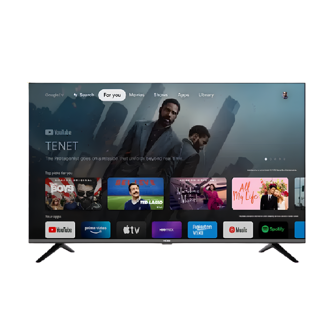 Haier 43 Inch H43K85FFX LED - Google TV - Bazel Less
