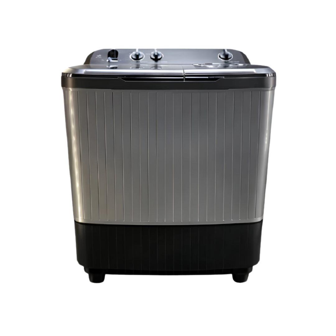 Haier HTW-100-196E  Semi Auto Washing Machine (Grey Color)